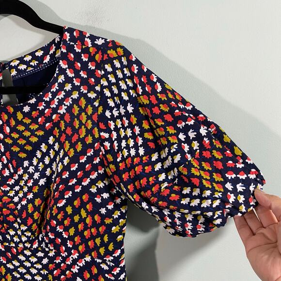 Maeve by Anthropologie Printed Short Sleeve Melody Mini Dress Size 6 - Picture 5 of 9